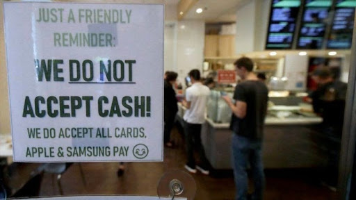 The cashless society