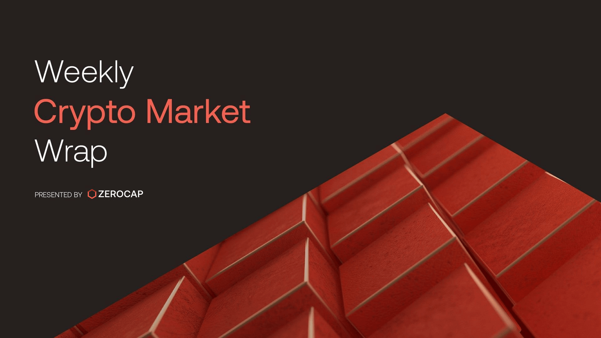 new weekly crypto market wrap banner