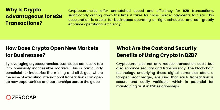 crypto for b2b infographic