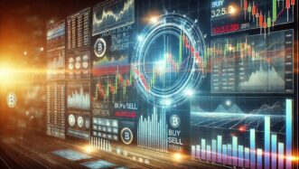 Crypto market making on centralized exchanges showing live order book, trading charts, and liquidity activity for better price stabilization.